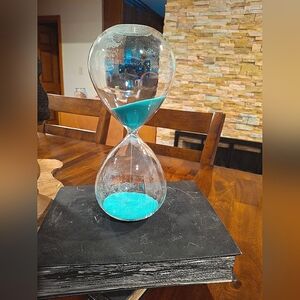Elegant Aqua Blue Hourglass by [Brand]
